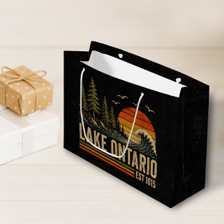 Bolsa De Regalo Grande Lago Ontario Vintage Grandes Lagos Vida del Lago