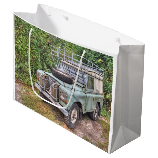 Bolsa De Regalo Grande Land Rover Serie III 109 (Angulo Anverso)