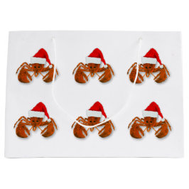 Bolsa De Regalo Grande Langosta Santa Claus Marítimo