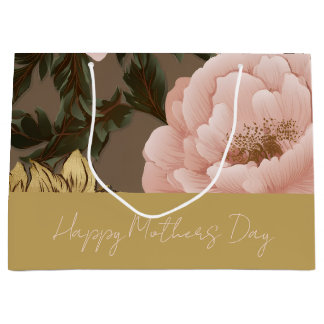 Bolsa De Regalo Grande Large Oversized Floral