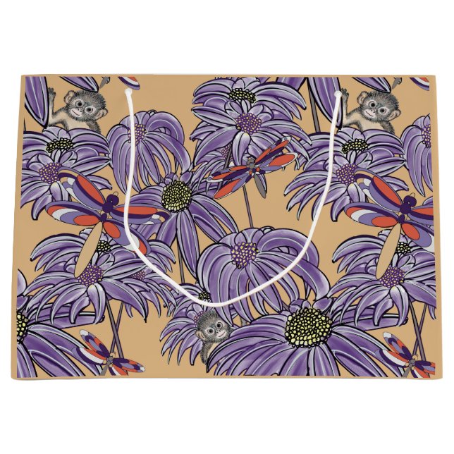 Bolsa De Regalo Grande ¡Las libélulas son hermosas también! (Anverso)