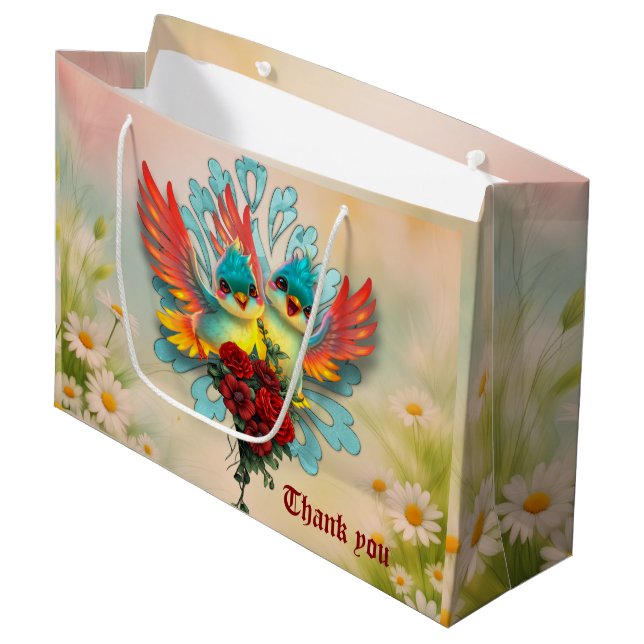 Bolsa De Regalo Grande Las lindas aves de buen humor. (Angulo Anverso)