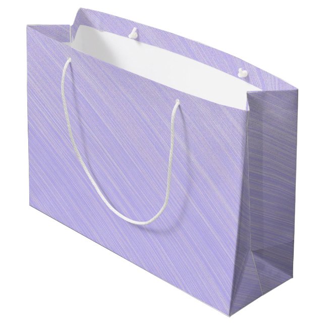 Bolsa De Regalo Grande Lavanda simple (Angulo reverso)