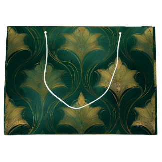 Bolsa De Regalo Grande Leaf de oro