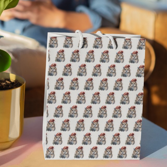 Bolsa De Regalo Grande Lechuza de invierno encantada (Subido por el creador)