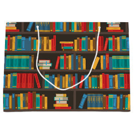 Bolsa De Regalo Grande Leer amor en biblioteca