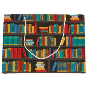 Bolsa De Regalo Grande Leer amor en biblioteca