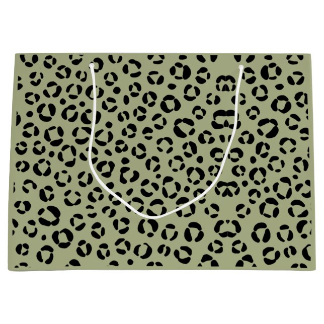Bolsa De Regalo Grande Leopardo Sabiado (Anverso)