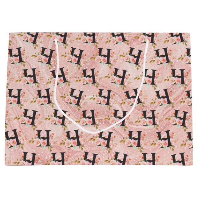 Bolsa De Regalo Grande Letra H (Anverso)