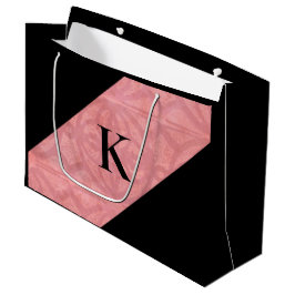 Bolsa De Regalo Grande Letra rúsculo batica rosada