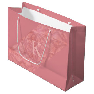 Bolsa De Regalo Grande Letra rúsculo batica rosada