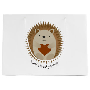 Bolsa De Regalo Grande Lets Hedgehug Hegehog
