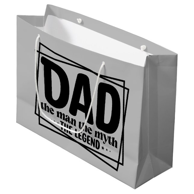 Bolsa De Regalo Grande Leyenda del mito de Guay Dad (Angulo Anverso)