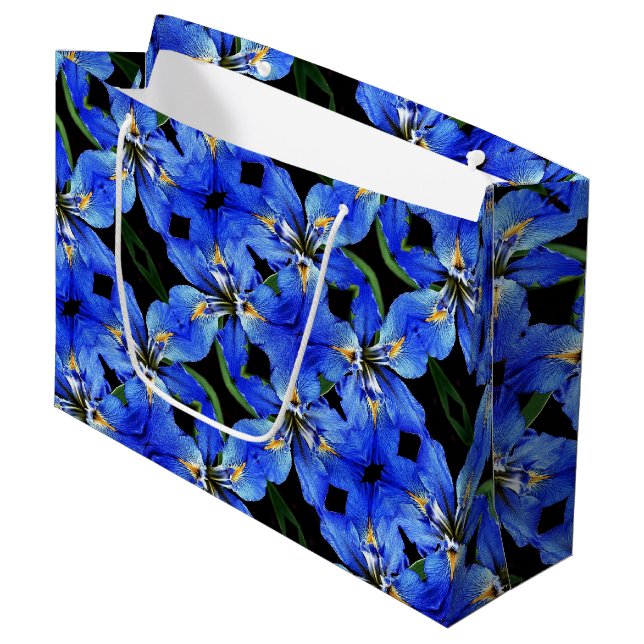 Bolsa De Regalo Grande Lg Gift Bag Blue Iris (Angulo Anverso)