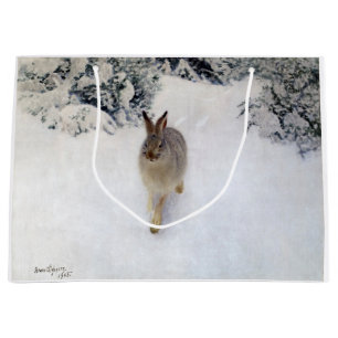 Bolsa De Regalo Grande Liebre de Invierno (Conejo), Bruno Liljefors