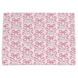 Bolsa De Regalo Grande Lindo lazo estético rosa de niña