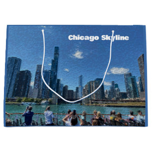Bolsa De Regalo Grande Línea aérea de Chicago, Illinois
