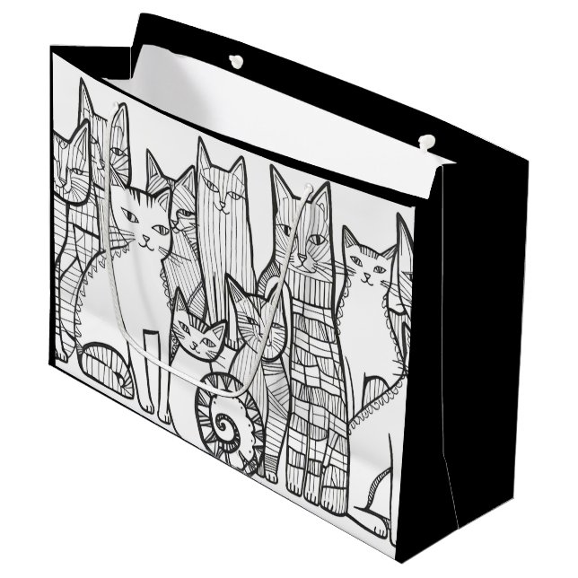 Bolsa De Regalo Grande Línea de base (Angulo Anverso)