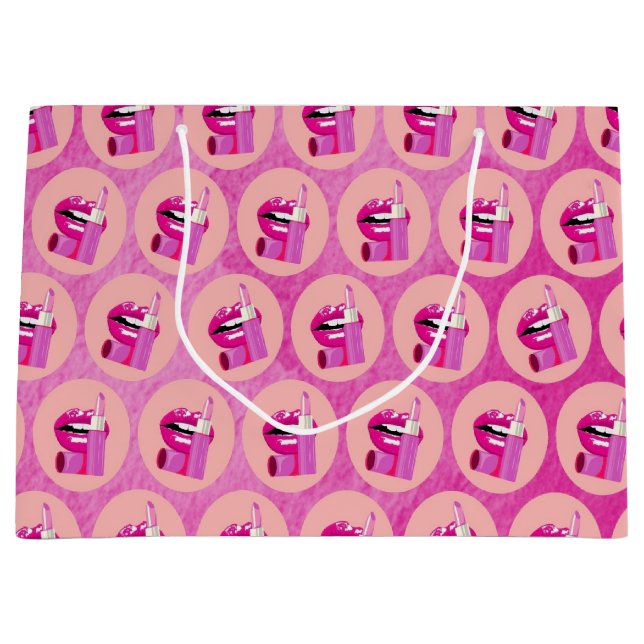 Bolsa De Regalo Grande Lips Large Gift Bag (Anverso)