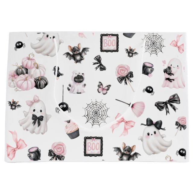 Bolsa De Regalo Grande Little Boo Halloween (Anverso)