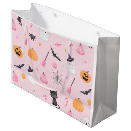 Bolsa De Regalo Grande Little Boo se debe casi a halloween rosa
