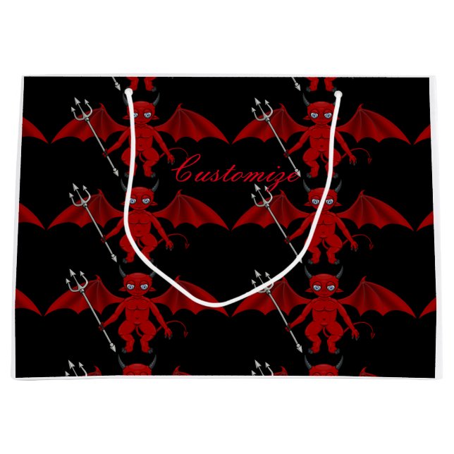 Bolsa De Regalo Grande Little Red Devil Thunder_Cove (Anverso)