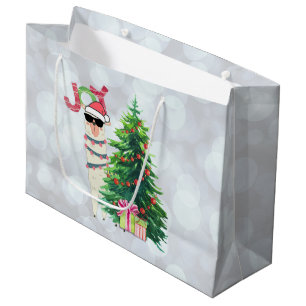 Bolsa De Regalo Grande Llama a Navidades de Guay Tipografía divertida