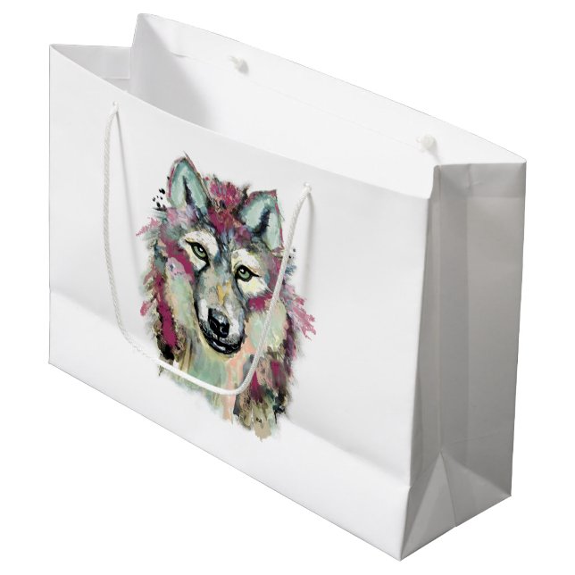 Bolsa De Regalo Grande Lobo (Angulo Anverso)