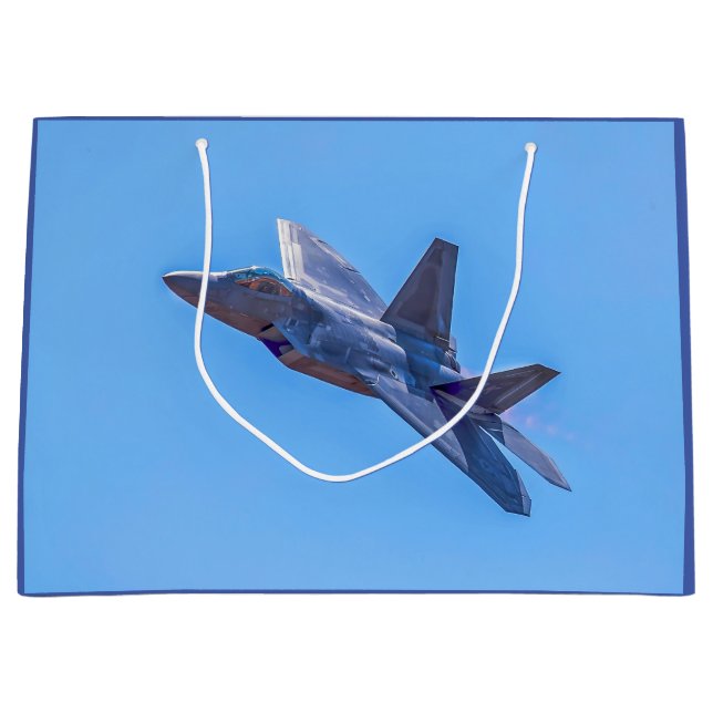Bolsa De Regalo Grande Lockheed Martin F-22A Raptor (Anverso)