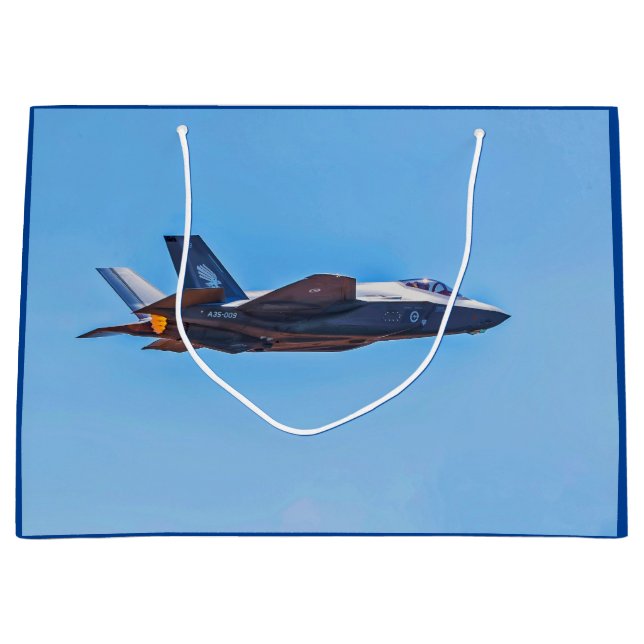 Bolsa De Regalo Grande Lockheed Martin F-35A Lightning II (Anverso)