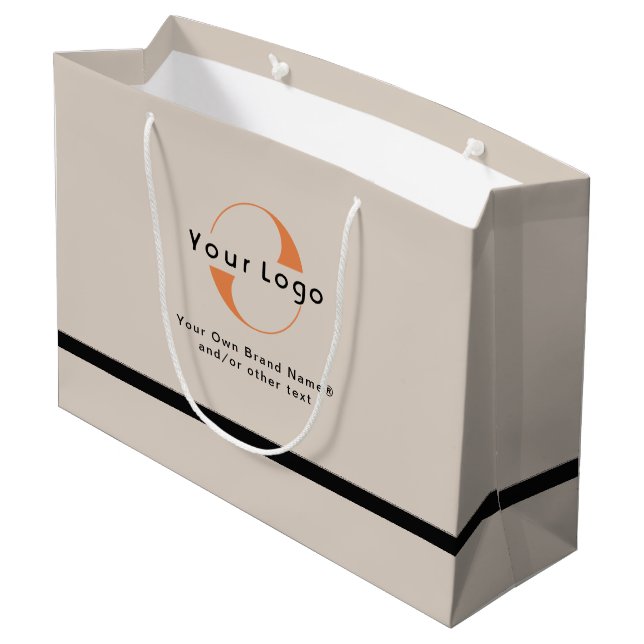 Bolsa De Regalo Grande Logotipo (Angulo reverso)