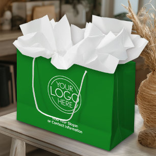 Bolsa De Regalo Grande Logotipo básico de negocios de oficina con informa