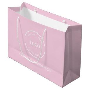 Bolsa De Regalo Grande Logotipo blanco del sitio web de la empresa Person