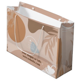 Bolsa De Regalo Grande Logotipo corporativo de la empresa Minimalista Chi