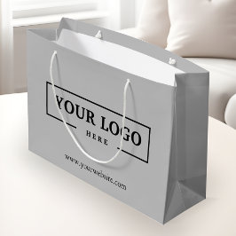Bolsa De Regalo Grande Logotipo Corporativo Personalizado Negocio Promoci