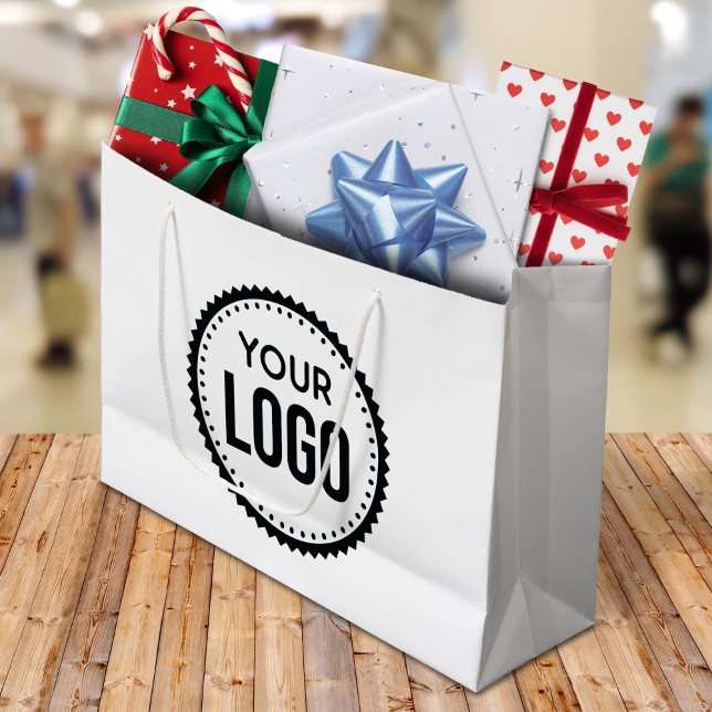 Bolsa De Regalo Grande Logotipo de empresa personalizado (Subido por el creador)