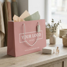 Logotipo de empresa personalizado Promocional rosa