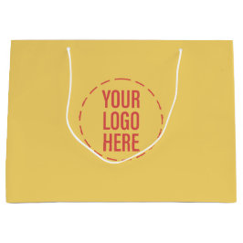 Bolsa De Regalo Grande Logotipo de la marca del tema de playa soleada ama