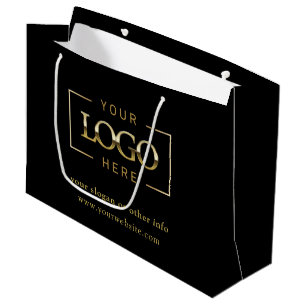 Bolsa De Regalo Grande Logotipo de Personalizado de la empresa comercial 