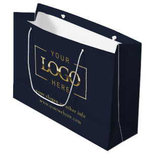 Bolsa De Regalo Grande Logotipo de Personalizado de la empresa comercial 