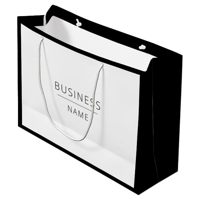 Bolsa De Regalo Grande Logotipo de Personalizado promocional para empresa (Angulo Anverso)