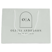 Logotipo de producto de salón minimalista moderno