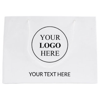Bolsa De Regalo Grande Logotipo Promocional Personalizado – Sin Pedido Mí