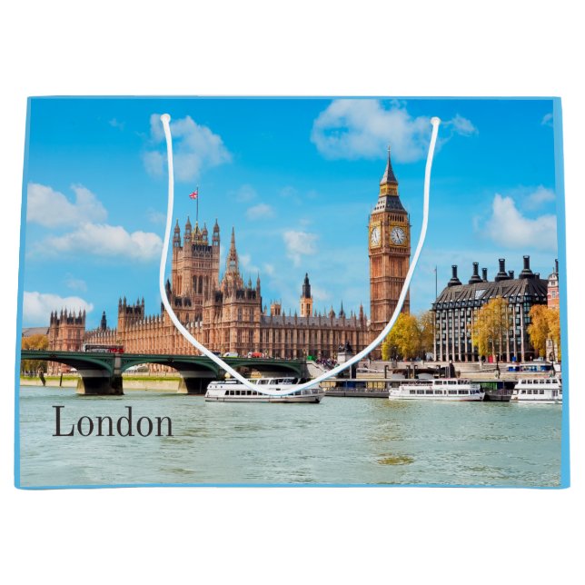Bolsa De Regalo Grande Londres, Reino Unido, Big Ben View (Anverso)