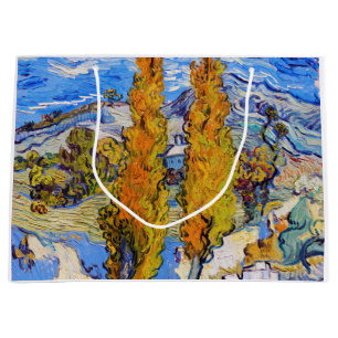 Bolsa De Regalo Grande Los álamos de Saint-Rémy, Van Gogh