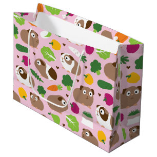 Bolsa De Regalo Grande Los Cerdos De Guinea Y Sus Tratos