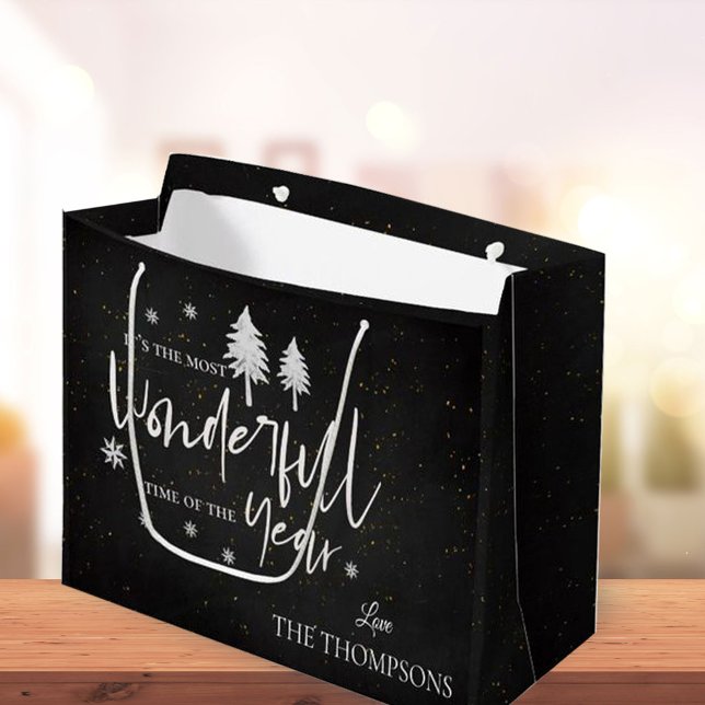 Bolsa De Regalo Grande Los Navidades negros más maravillosos del año (Subido por el creador)