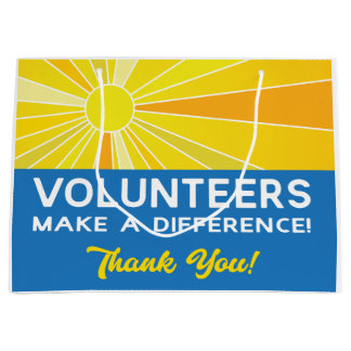 Bolsa De Regalo Grande Los voluntarios hacen una apreciación diferente