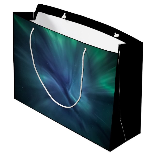 Bolsa De Regalo Grande Luces boreales (Angulo reverso)