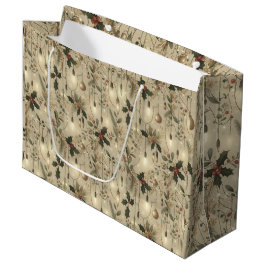 Bolsa De Regalo Grande Luces de Hadas, Bosque Brillante